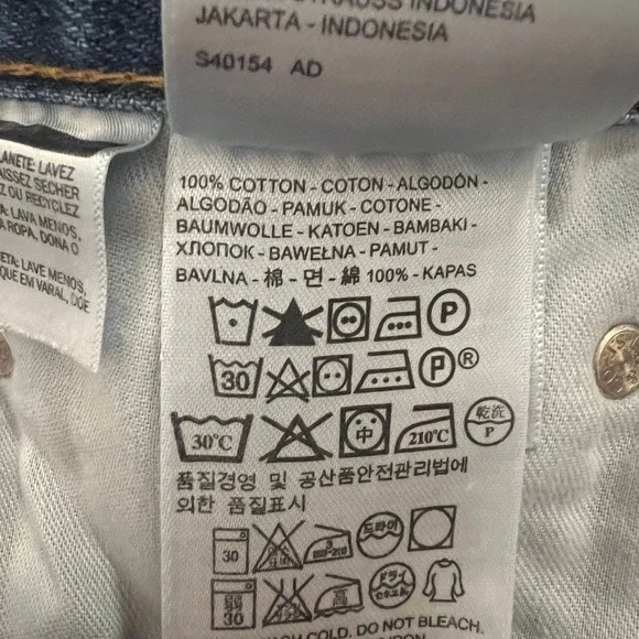 Levis 550 Relaxed Fit Mens Jeans 42x30 Medium Wash Denim Cotton 550-0216 Y2K - Picture 11 of 12